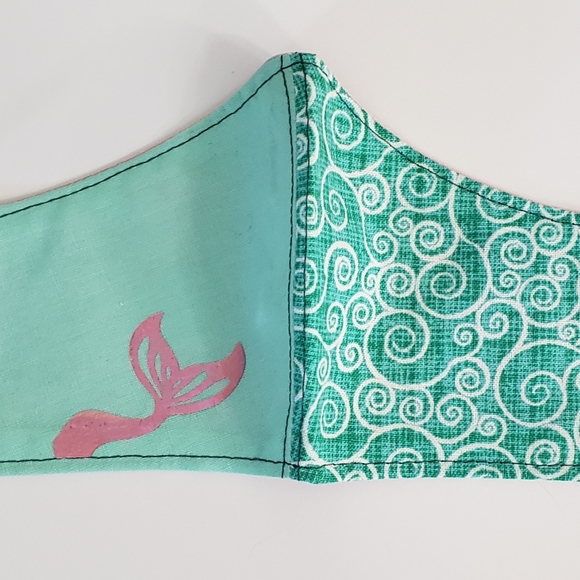 Kid's Face Mask - Mermaid Sunrise 🧜‍♀️ - Picture 2 of 5